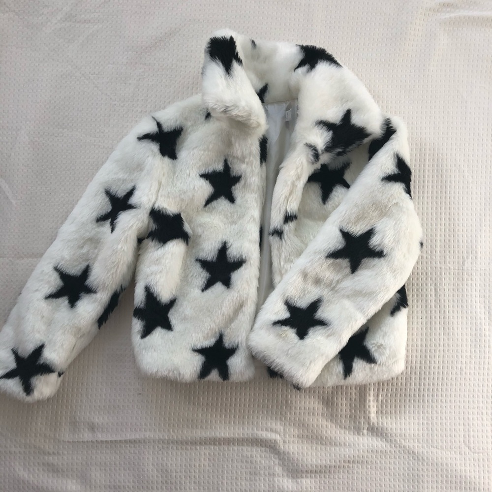 Top shop Fuzzy Star Jacket!!
